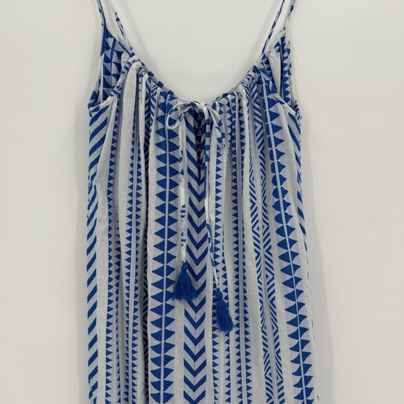 Velvet by Graham & Spencer Dinae Jacquard Maxi Dress in Cobalt Size M - Picture 12 of 13